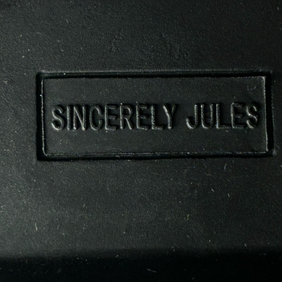 Sincerely Jules Burgundy Combat Moto Boots Lace & Zip Up Size 6.5 - Picture 12 of 12